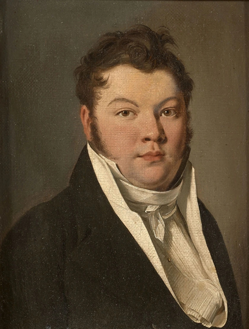 Portrait d'homme à la veste noire by Louis-Léopold Boilly