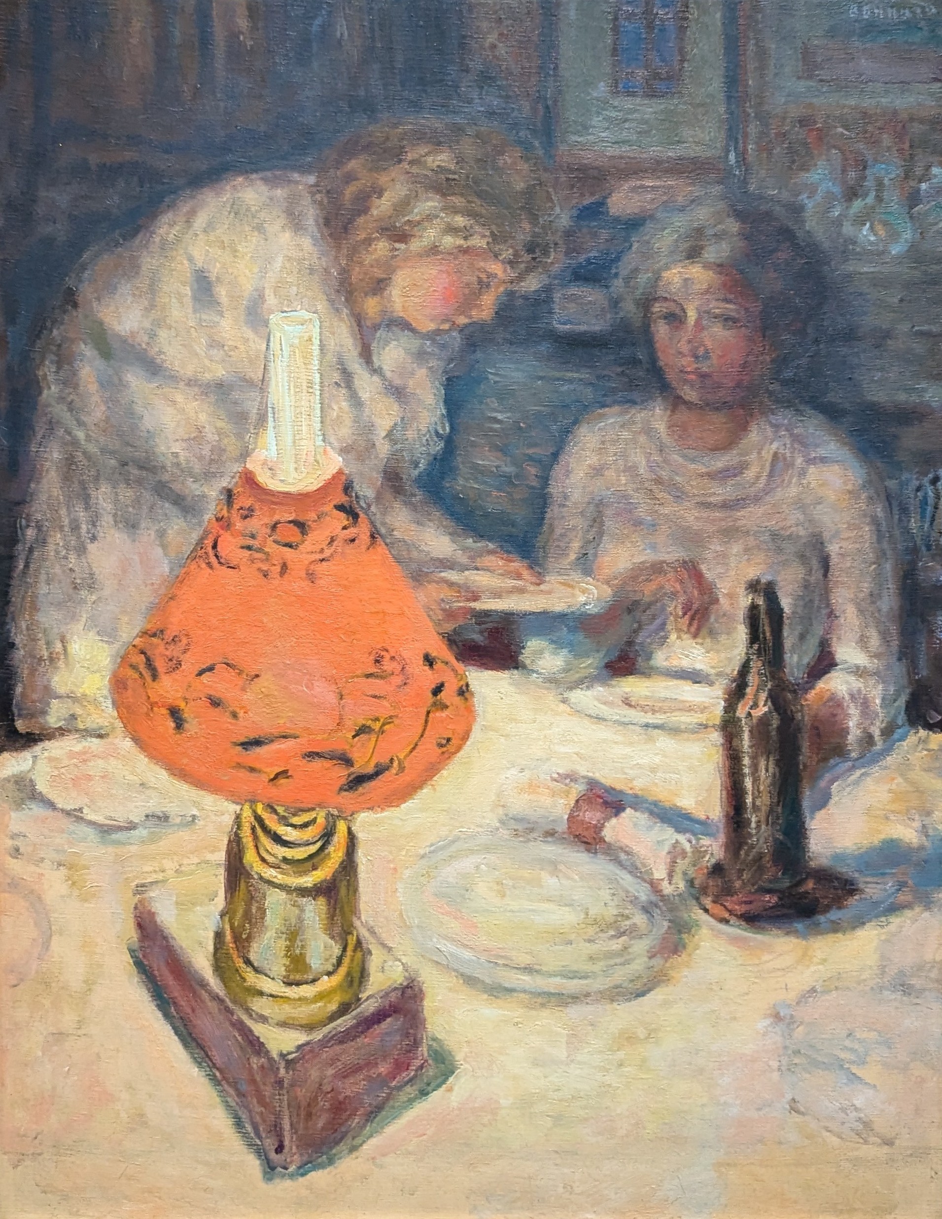 The Orange Light Shade by Pierre Bonnard