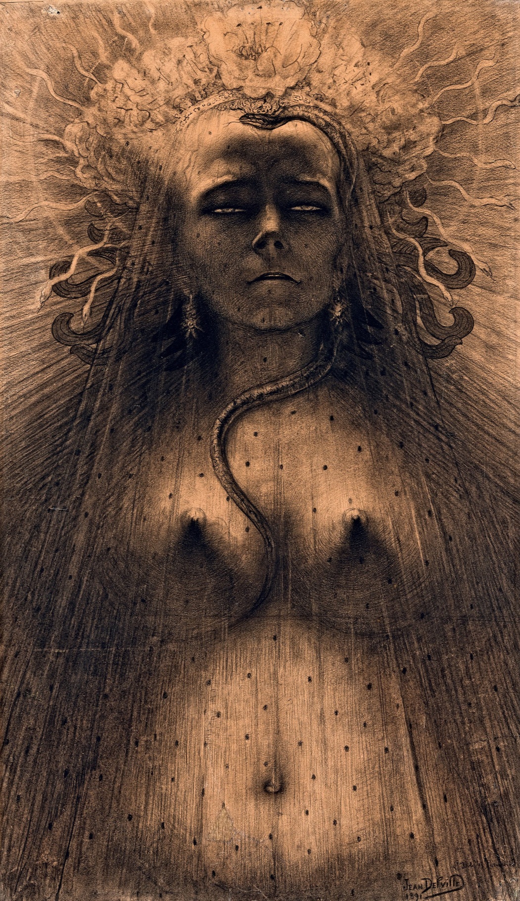 The Idol of Perversity, Jean Delville