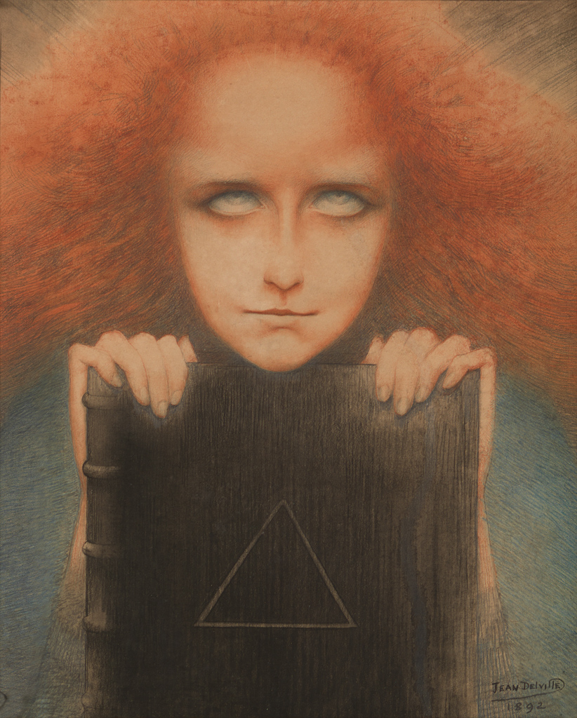 Portrait de Madame Stuart Merrill or Mysteriosa by Jean Delville
