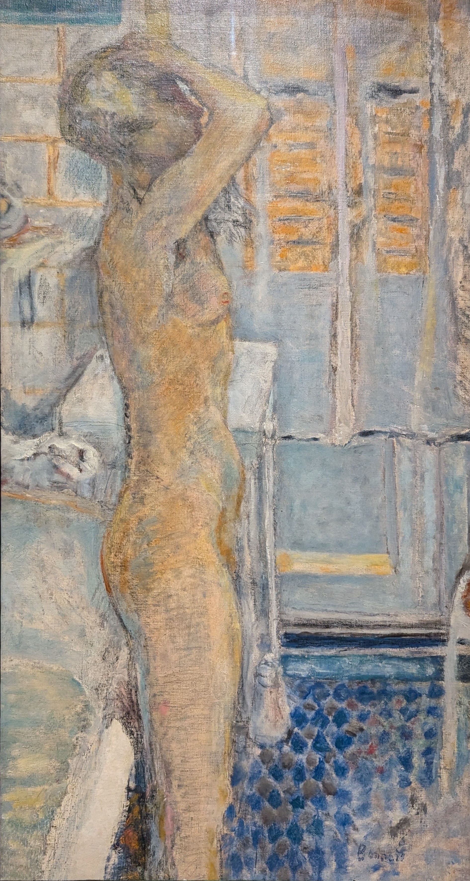Grey Nude in Profile by Pierre Bonnard