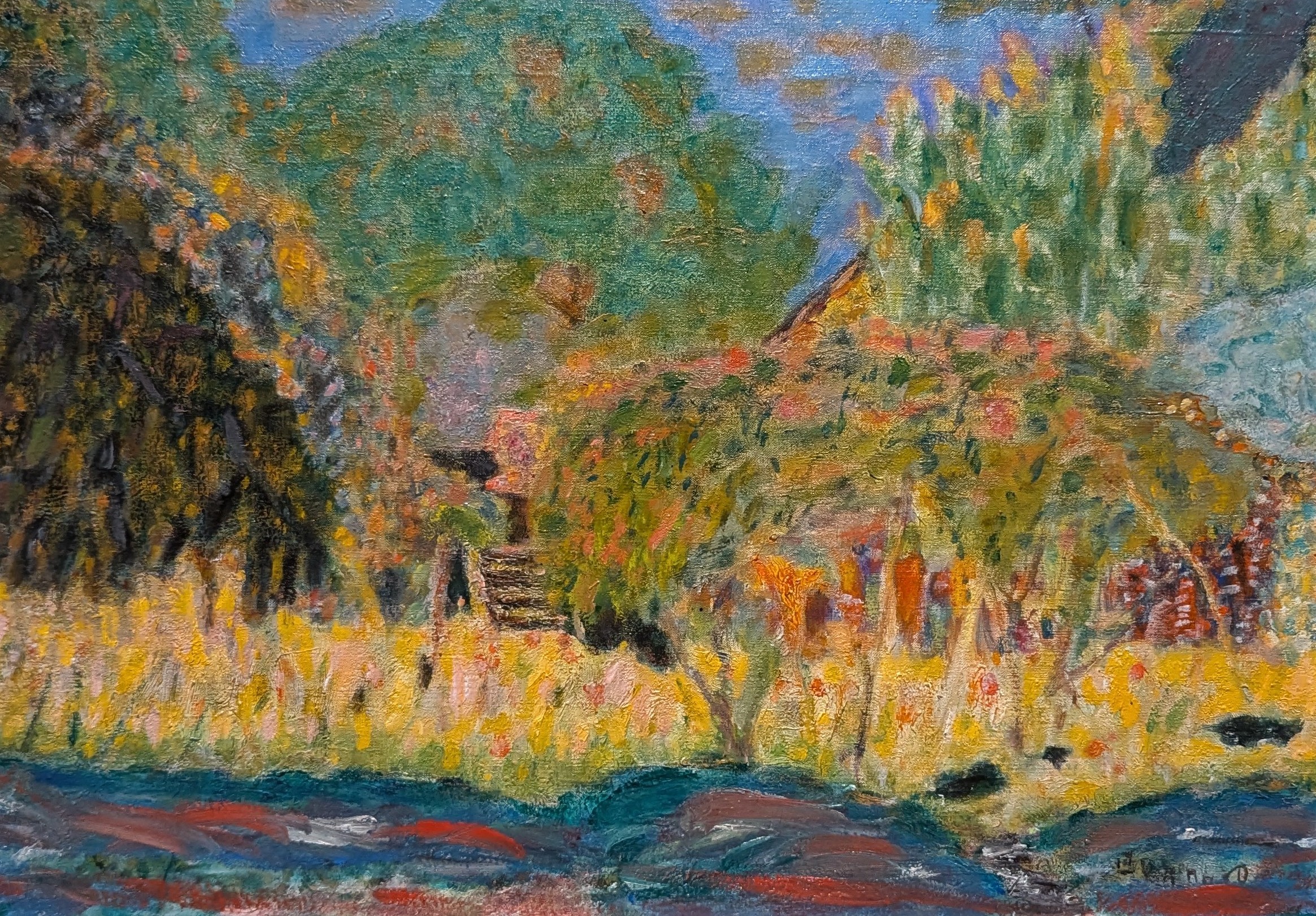 L'escalier dans les arbres by Pierre Bonnard